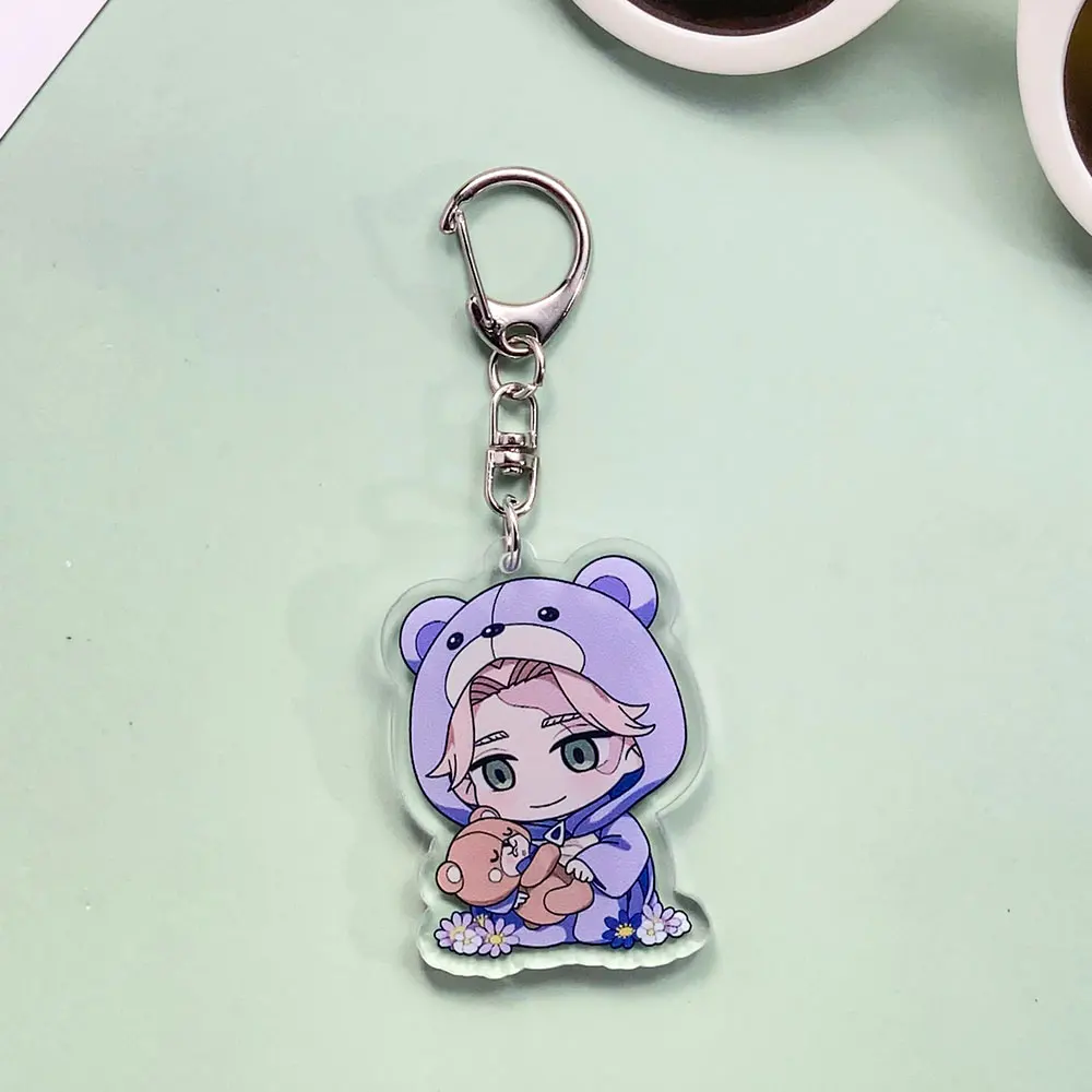 أنيمي طوكيو المنتقمون سلسلة مفاتيح مصنوعة من الأكريليك اكسسوارات الكلاسيكية حقيبة أنيقة على ظهره قلادة خاتم مفتاح شعبي هدايا للأصدقاء #6