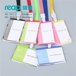 Plastic Standard Reap Size 54*86mm Exhibition Cards Id Card Name Tag Staff Business Badge Holder Office