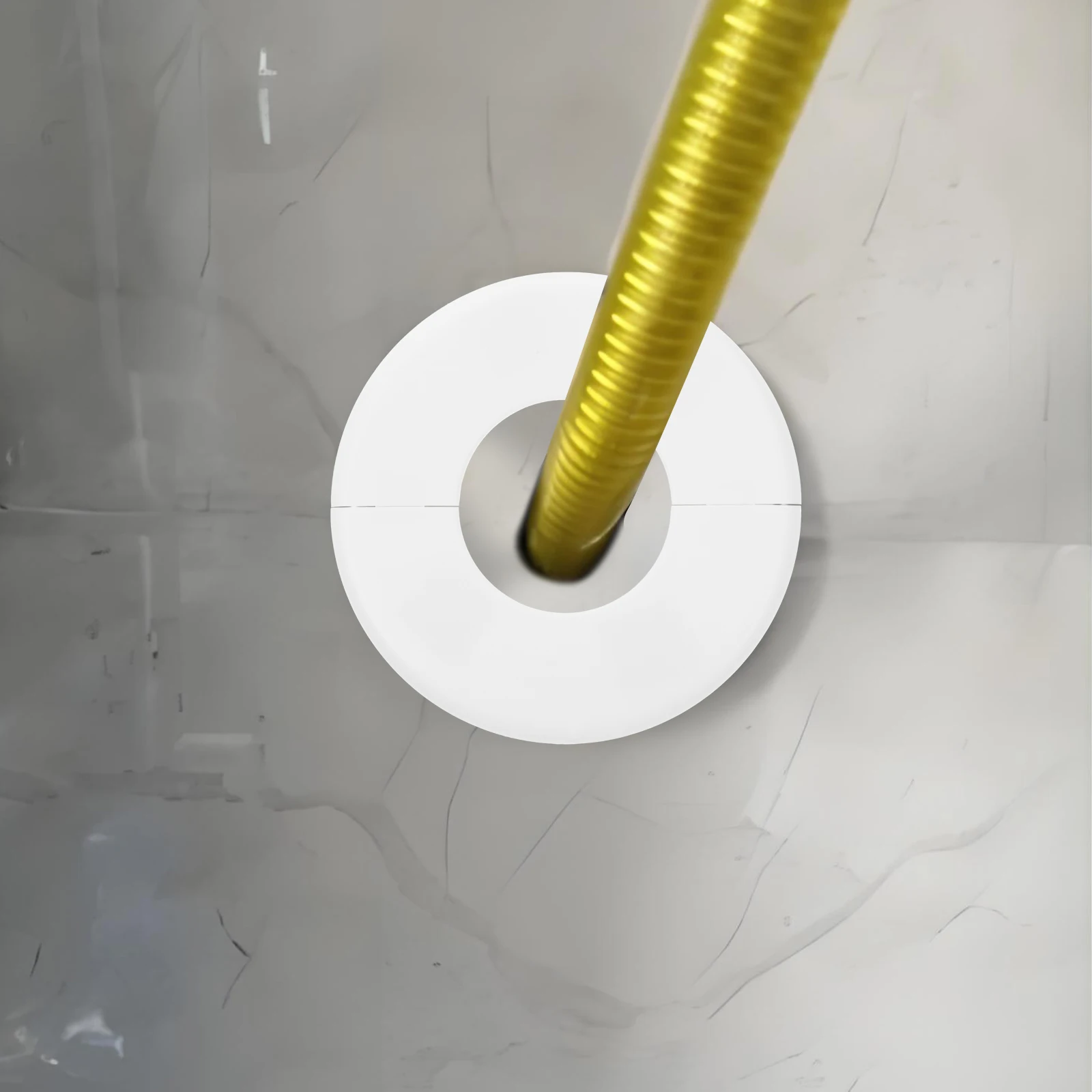 4 قطعة سلم حمام السباحة الحرس سبليت شفة لوحة قبعات لغطاء أنبوب السباكة الداخلي وحماية فتحة السلم #1