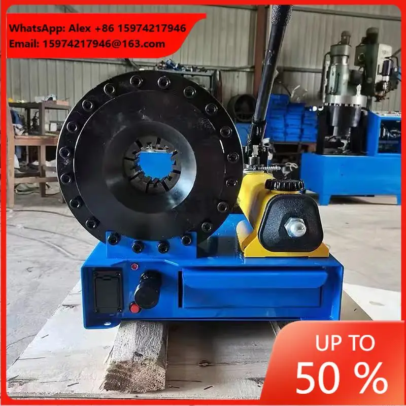 Hot Sale P16HP Portable Manual Hose Press Large Bore Hydraulic Hose Crimping Machine For On-site Hydraulic Rubber Hose Assembly