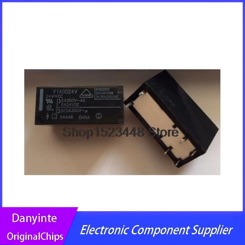 

New original 10Pcs/Lot F1AD024V FTR-F1AD024V F1AA024T FTR-F1AA024T F1ADO24V F1AAO24T 5A 24V DC pin6 Relay