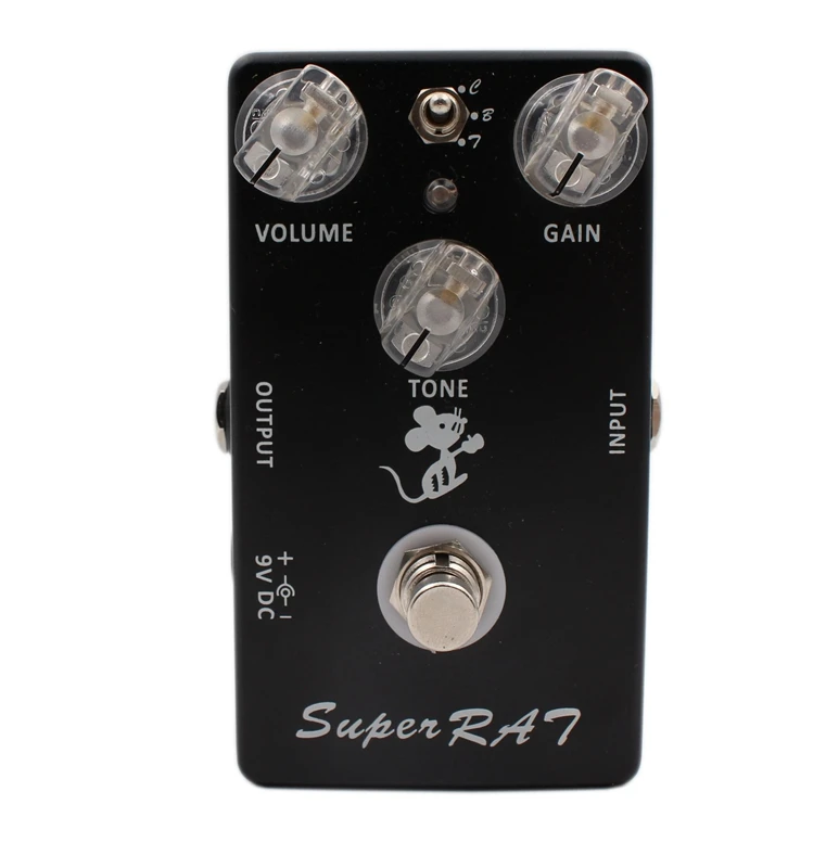 

Mosky Effects Classic Rat Distortion super RAT distortion Guitar Effect Pedal Hand-Made 3 Mode Boost Preamp- 3 In 1 Pedal Bass