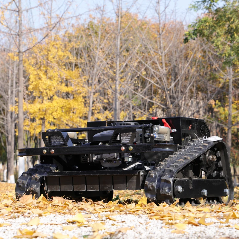 

Customized remote-controlled zero-turn self-propelled hillside lawn mower, mountain weeding blade mower