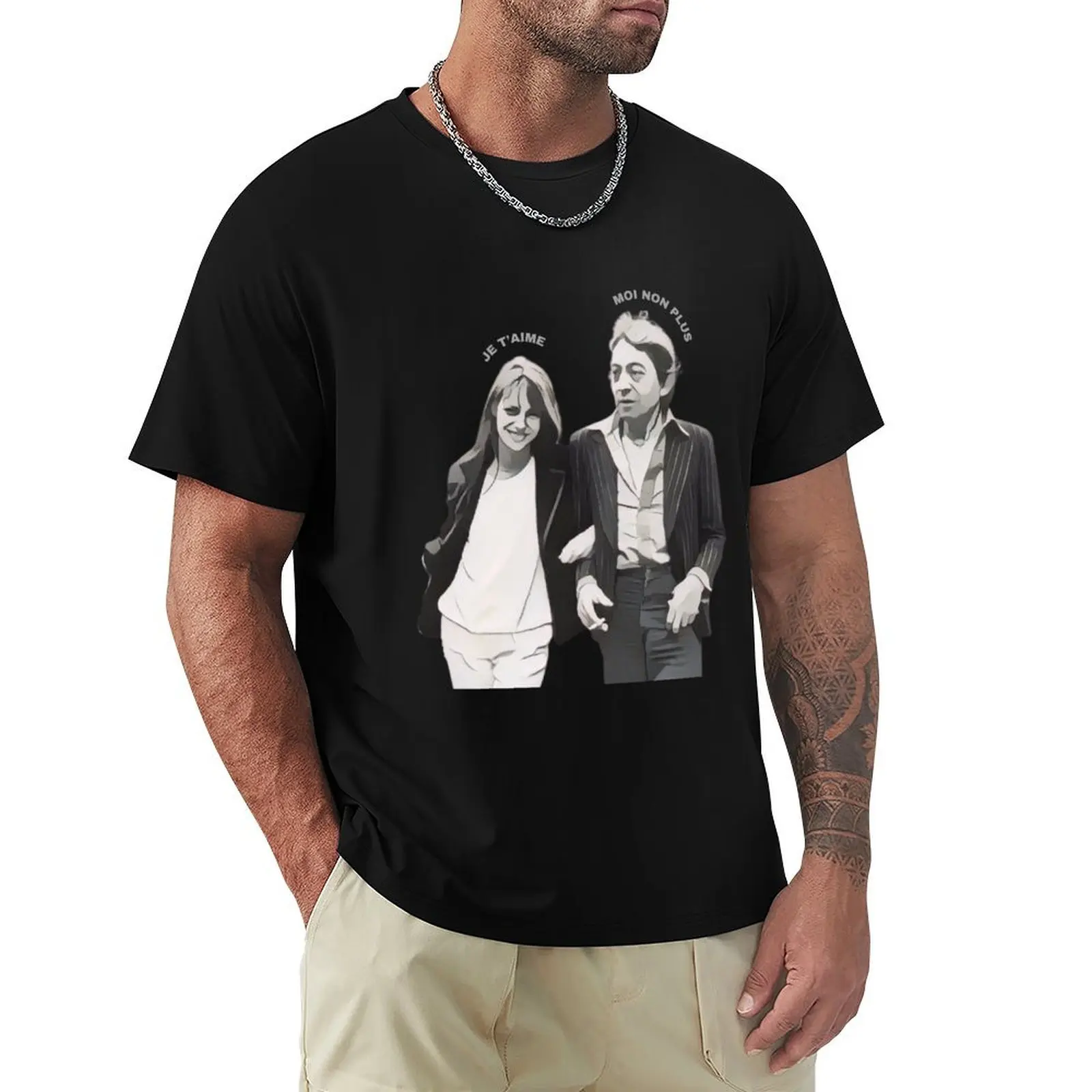 

Je t'aime, moi non plus... T-Shirt shirts graphic tee plus sizes tees t shirt men