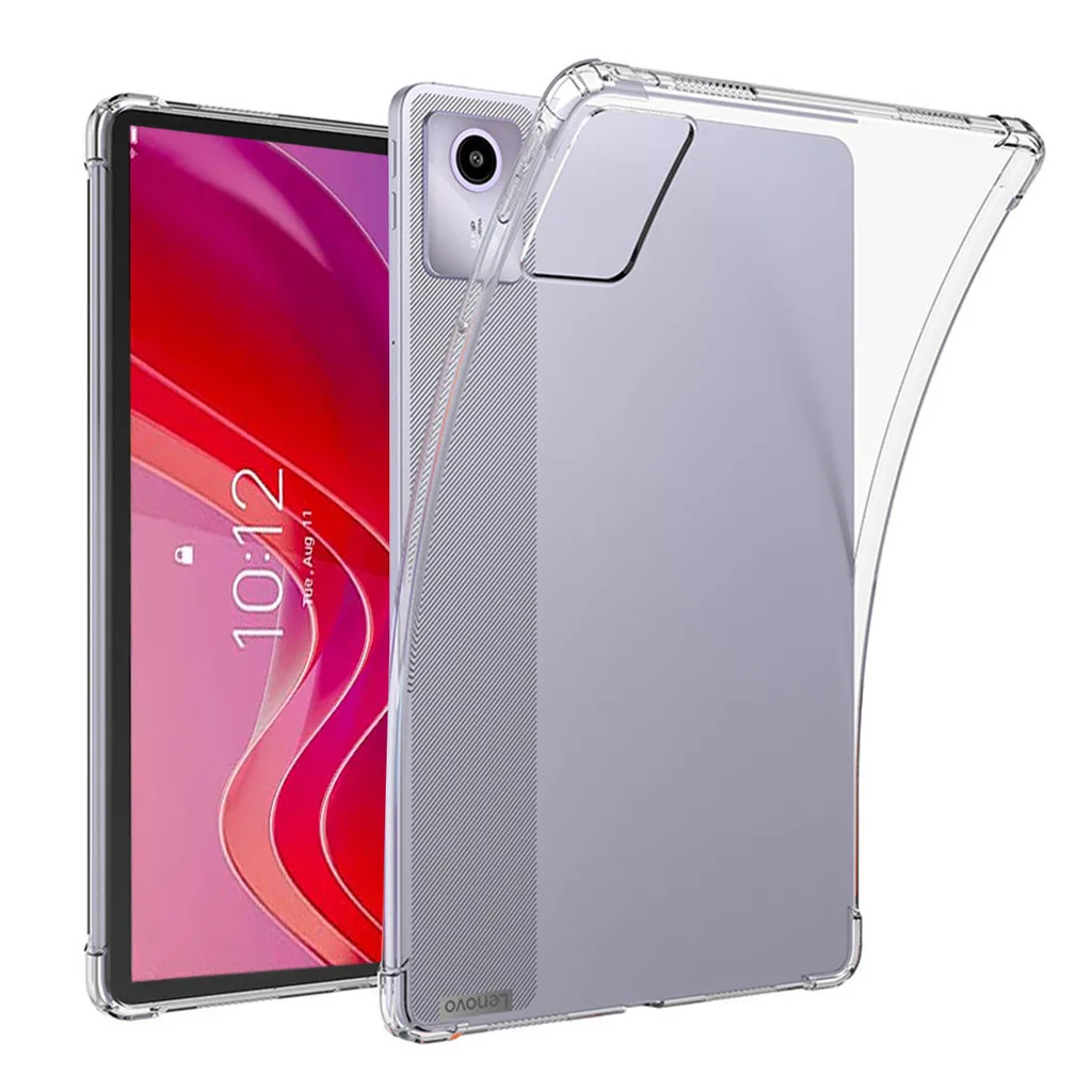 

For Lenovo Tab M11 (TB330FU) Xiaoxin Pad 2024 11 Inch Clear Case Airbag Flexible Silicone TPU Shockproof for Tab K11 2024 11"