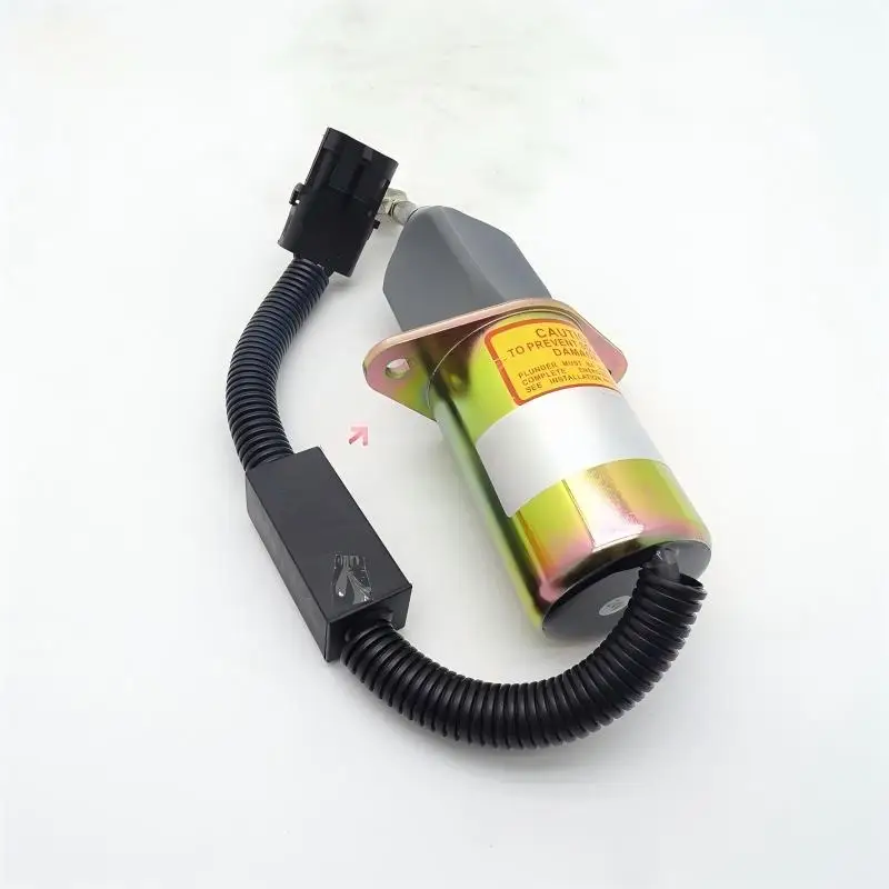 24V Fuel Cut Off Solenoid 4942878 3415706 5365993 Compatible With Diesel Engine 6CT 6CT8.3