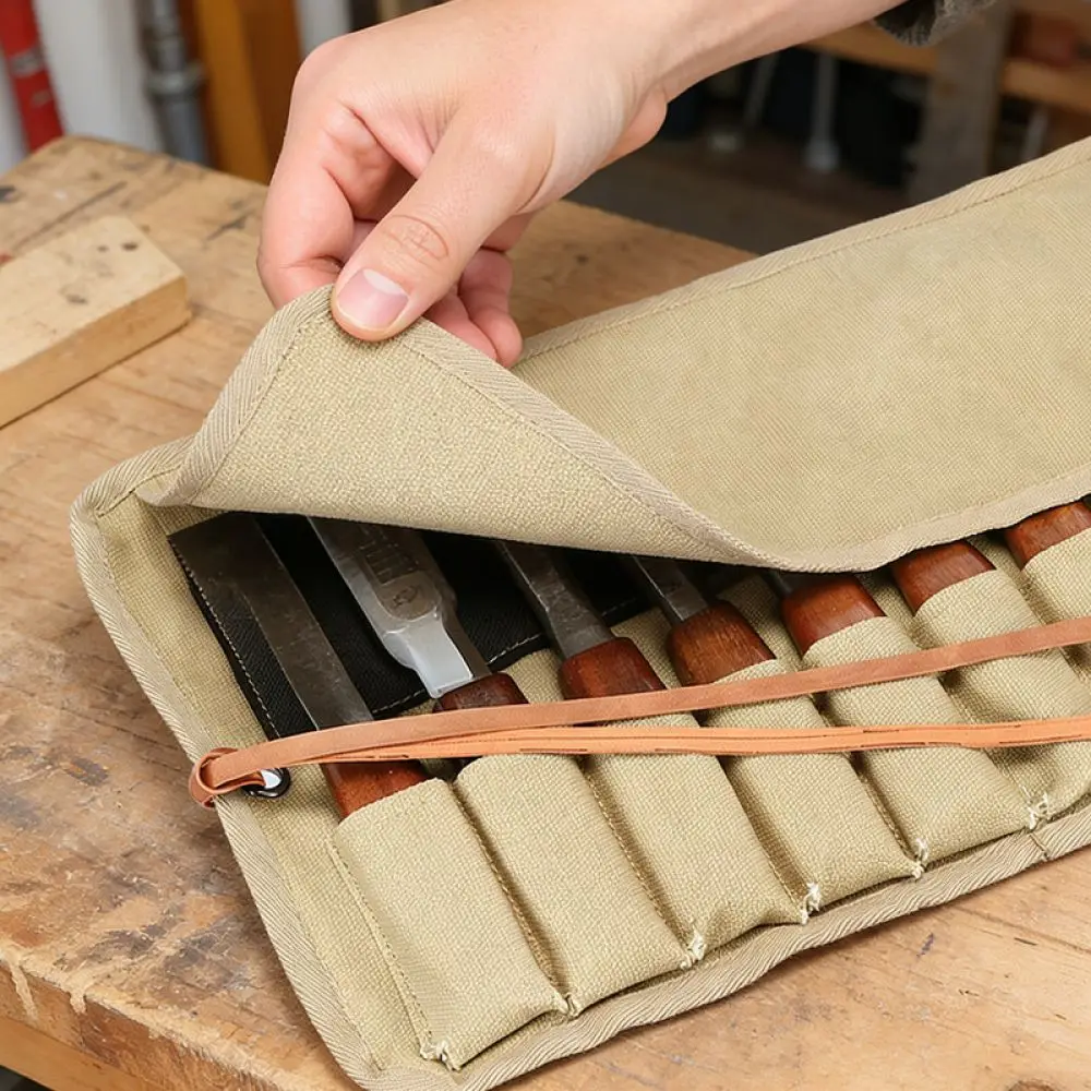 Portable Roll Up Hardware Pouch For RUITOOL Tool Storage Organizer Bag Wrench Screwdriver Hand Tool Carrying Case
