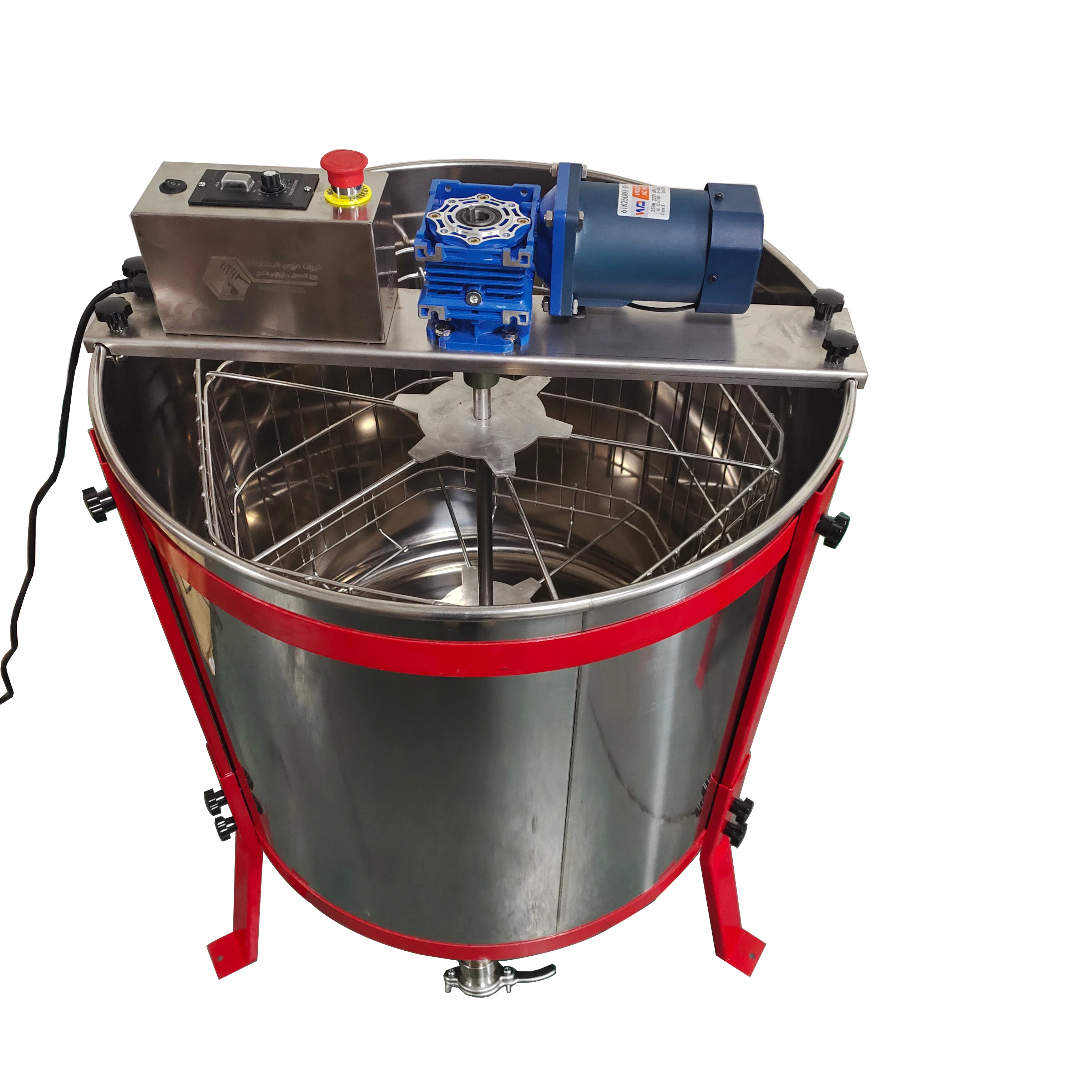 

Newly 6 Frames Stainless Steel Honey Extractor With The Special Design Electric One