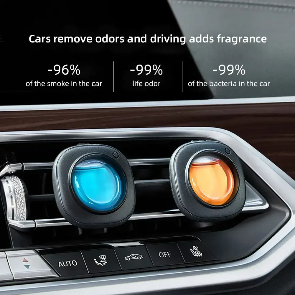 범용 아로마 테라피 클립, 향수 냄새 제거, 자동 공기 배출구, 딥 클렌징 방향제, 자동차 홈 오피스