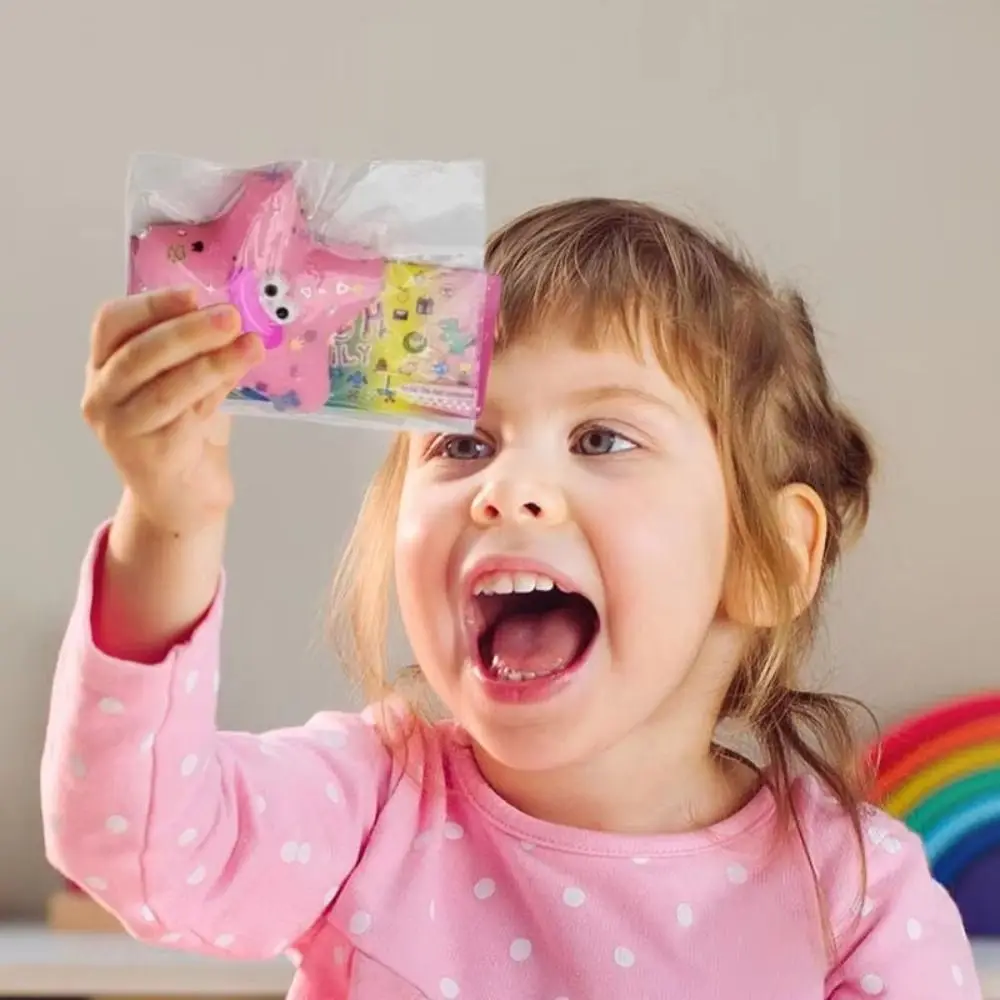Simulazione divertente Bocca di salsiccia Pizzicare Animali marini Stella marina elastica Spremere Colorato Super morbido Rimbalzo lento Giocattoli per bambini