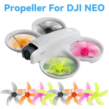 Pięć liści dla śmigieł DJI Neo Kolorowe rekwizyty Rekwizyty z mechanizmem szybkiego uwalniania Łopatki wiosłowe Śmigła o niskim poziomie hałasu dla DJI Neo