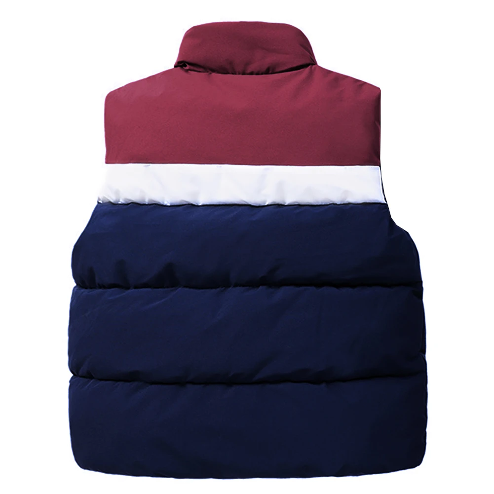 Girls Winter Puffer Vest,Lightweight Boys Quilted Vest,Sleeveless Outerwear,Warm Down Cotton Spliced Jacket,Children's Waistcoat