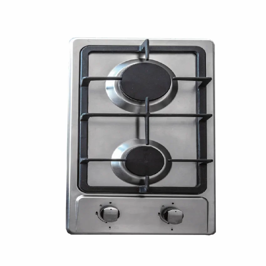 

Stainless Steel 2 Burner Gas Stove Cooker 520*300*103mm Boat Caravan RV GR-1002