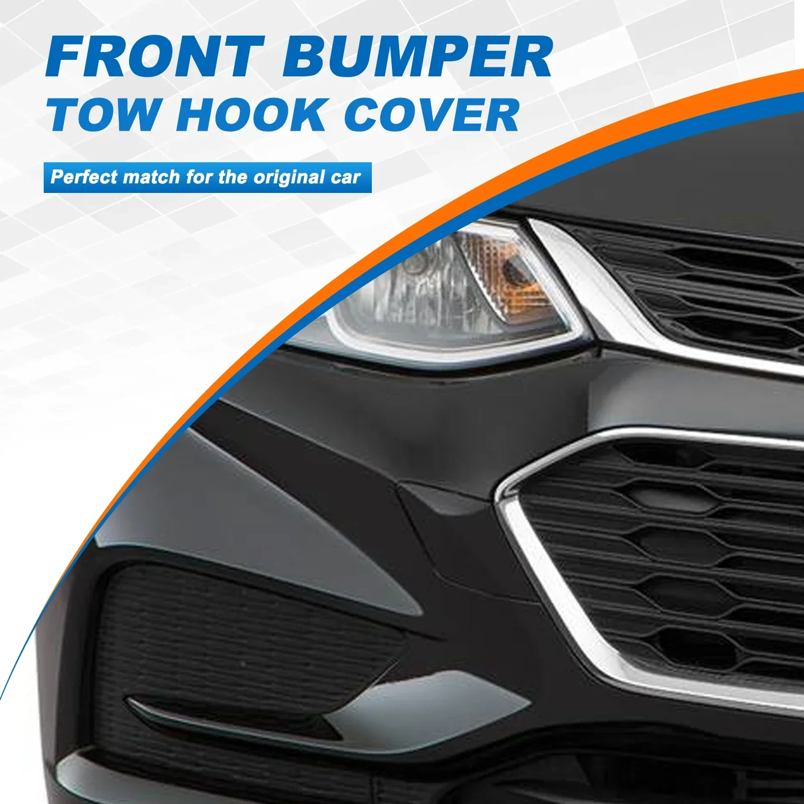 For Chevrolet Cruze 2016-2018 LLS LT Premier without RS Pkg Front Bumper Tow Hook Cover Cap Towing Eye Accessories 84051802