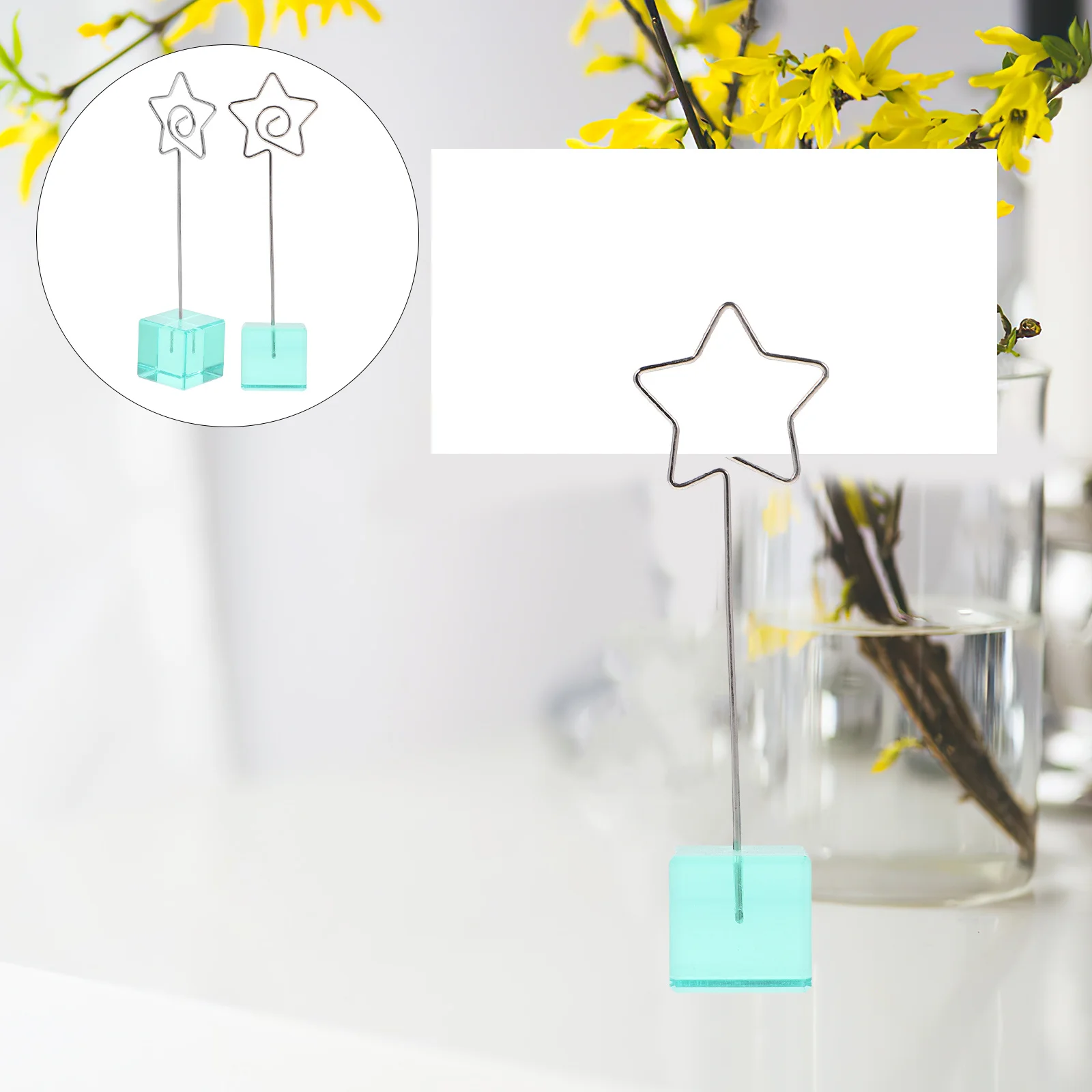 

2Pcs Table Number Holders Gold Elegant Place Card Holder for Wedding Events Photo Memo Clip Display Stand Table Number Holders