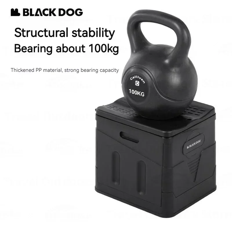 BLACKDOG Camping Equipment Tourist Toilet Portable Travel Essentials Organizer Storage Box Folding Car Adult Wc Multifunction