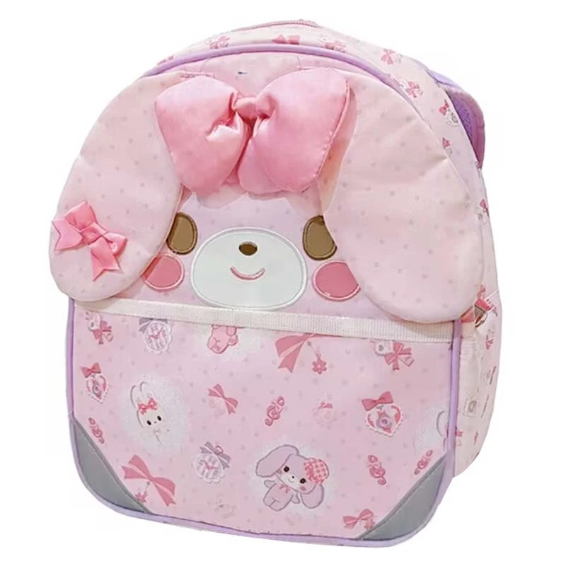 Sac à dos mignon Bonbonribbon pour enfants, sacs d'école roses pour filles, sac à dos Kawaii Anime Bunny