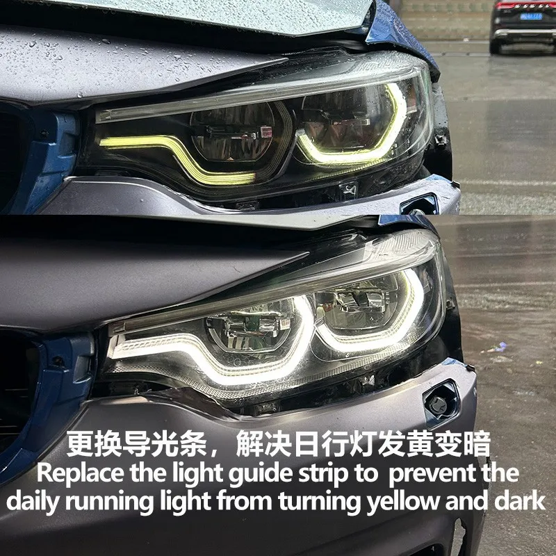 

J ONE for BMW M3 F80 M4 F82 LED Daytime Running Light Guide Plate Light Guide Headlamp Daytime Running Light Guide Angel Eye