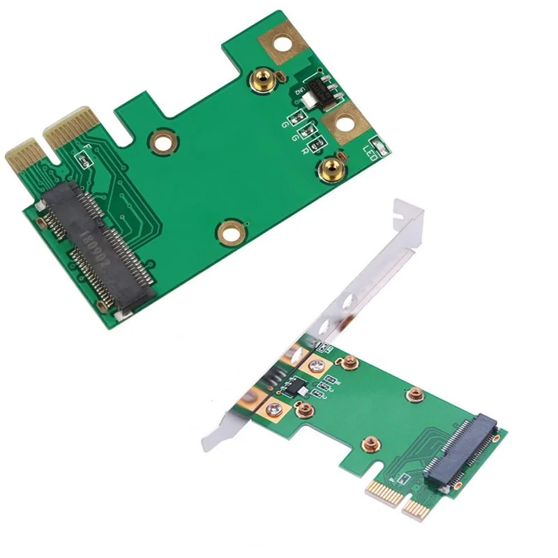 Mini PCIE to PCIE Convert Card with 3 Ports SMA for Mini PCIE Wireless Network Card Connect PC Computer PCIE 1X Motherboard