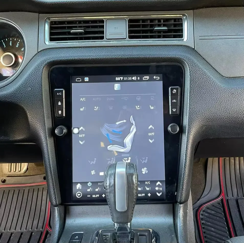 

D 12.1 inch LCD Screen Radio For Ford Mustang 2010-2014 GPS Navigation Carplay Android Multimedia Video Player Stereo Head Unit