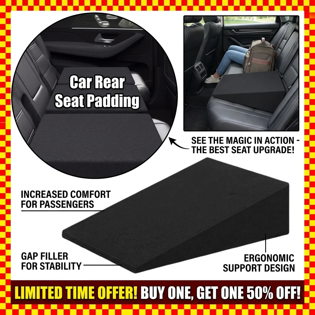 Car Seat Leveling Pad Memory Foam Car Seat Cushion Fatigue Relief Increase Height Pad Flattening The Rear Seats Of The Car