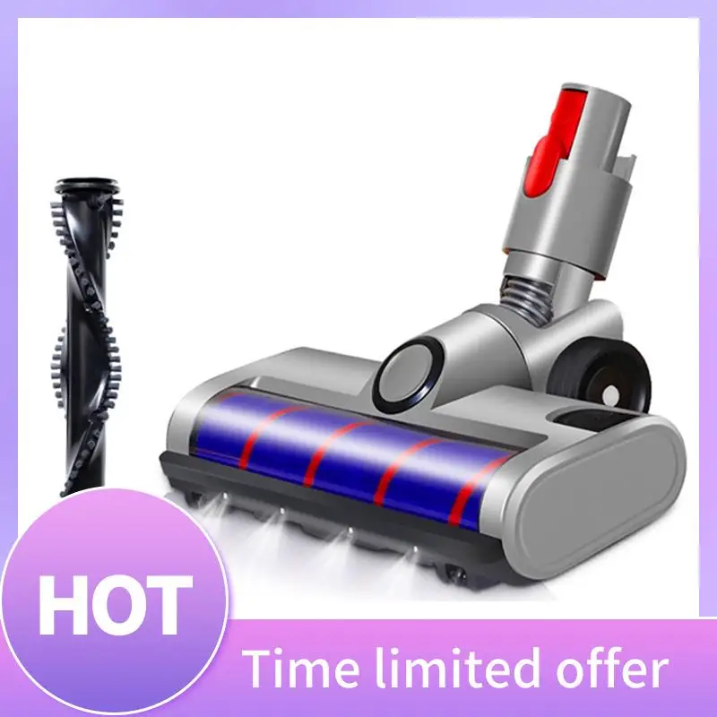 

B69C Щетка для вакуумных насадок для очистителя серии Dyson V7 V8 V10 V11 V15 с фарой, для ковров из твердой древесины