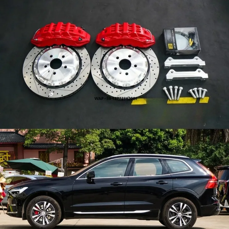 

TEIRacing P60EV Front Big Brake Kit 6 Piston Caliper with 355*28mm Rotor Auto BBK Brake System for XC60 18 Inch Car Rim