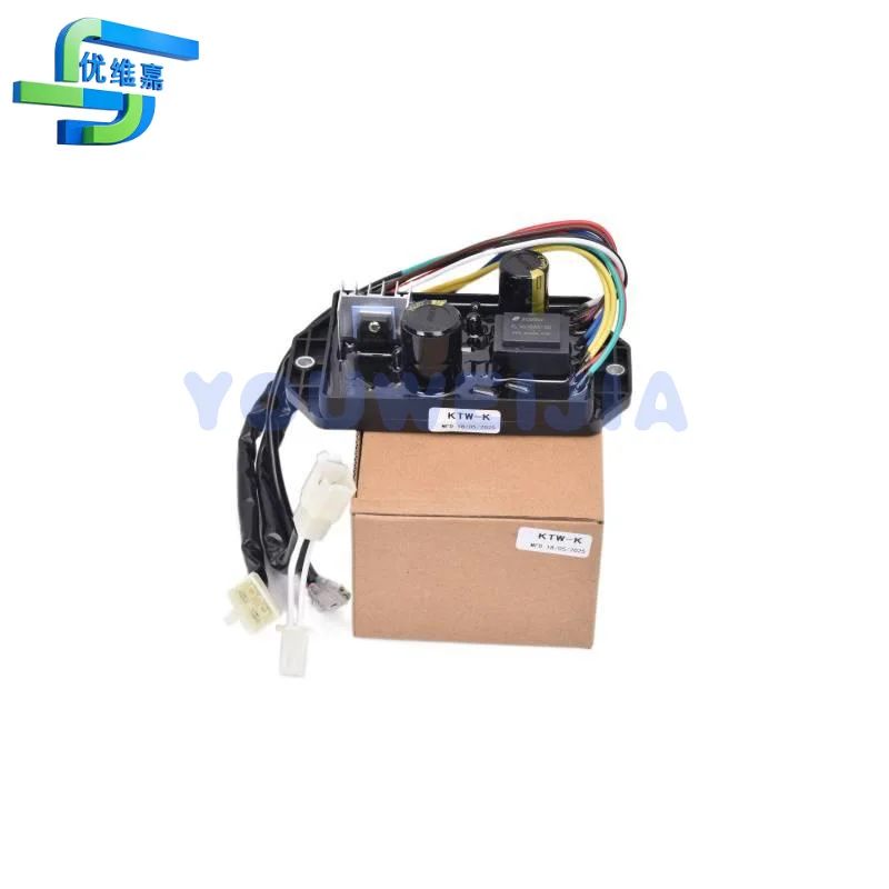Automatic Voltage Regulator, Stabilizer Control Module, Diesel Generator Parts, Single Phase, 5kW, KTW-K AVR Welder Generator
