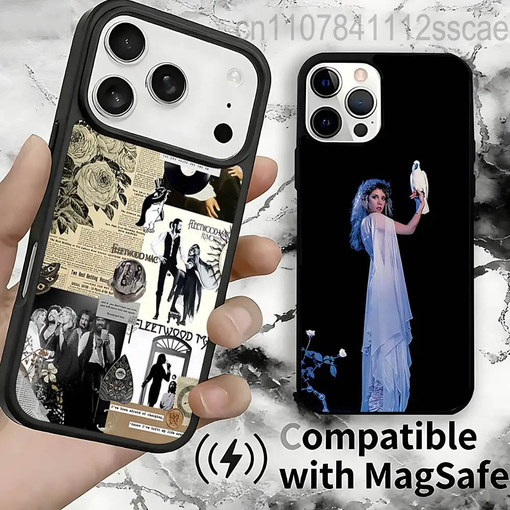 

F-Fleetwood Mac Rumours Magnetic Case: Compatible with IPhone 17,16,15,14,13,12,11,Pro,Max,Plus,Mini,SE4,E