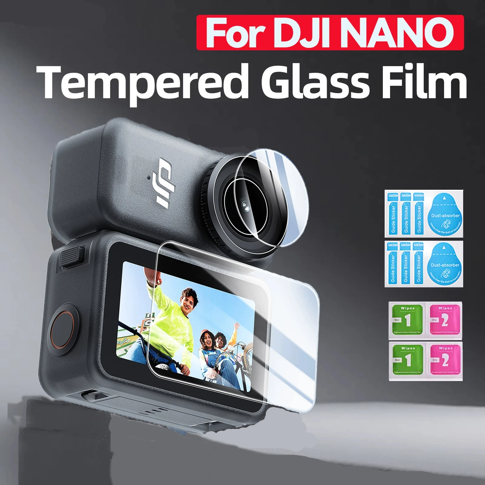 

Tempered Glass For DJI Osmo Nano Display Screen Protector Lens Film Cover For Osmo Nano Action Camera Accessories