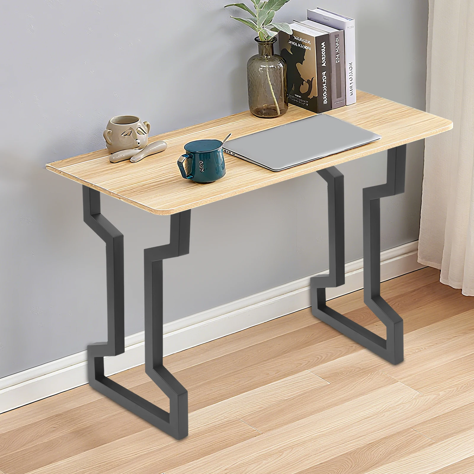 

2 PCS Black Table Legs, Under-counter Mounted Table Leg for Office Coffee Table Dining Table