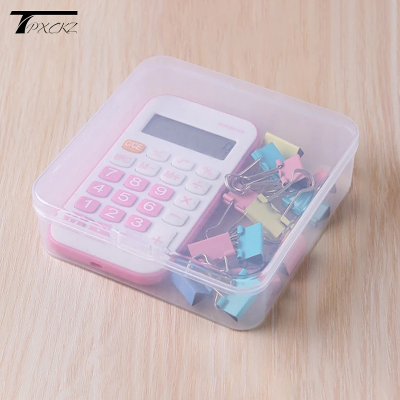 Plastic Box Rectangular Box Translucent Fishing Gear Box Storage Box Dustproof Durable Strong Jewelry Storage Case Container