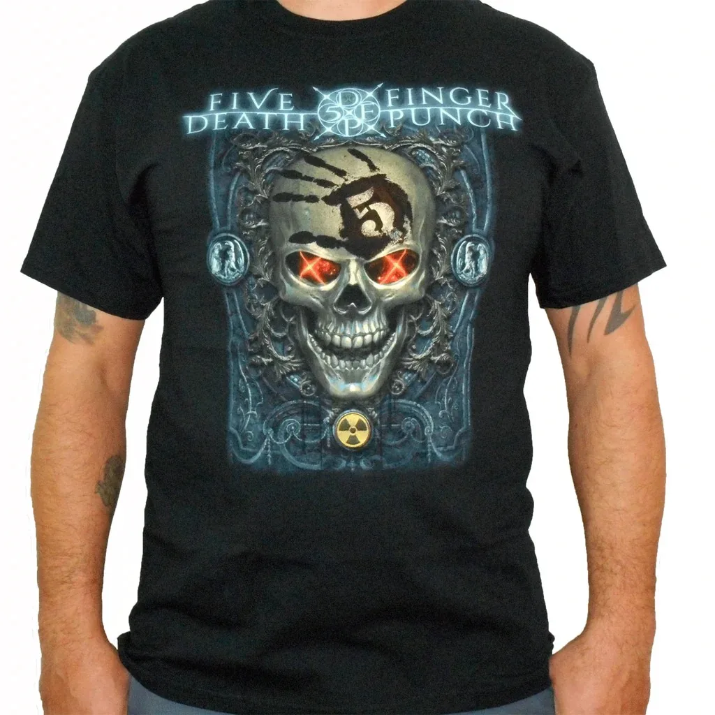 Camiseta FIVE FINGER DEATH PUNCH para hombre y mujer, camiseta de manga corta de marca de lujo, camisetas de verano de gran tamaño, ropa de calle Vintage para hombre