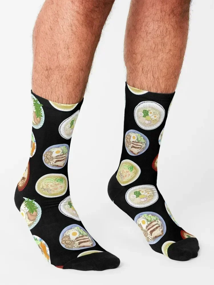 Ramen Noodles Socks christmas gifts Thermal man winter summer gym Socks Man Women's