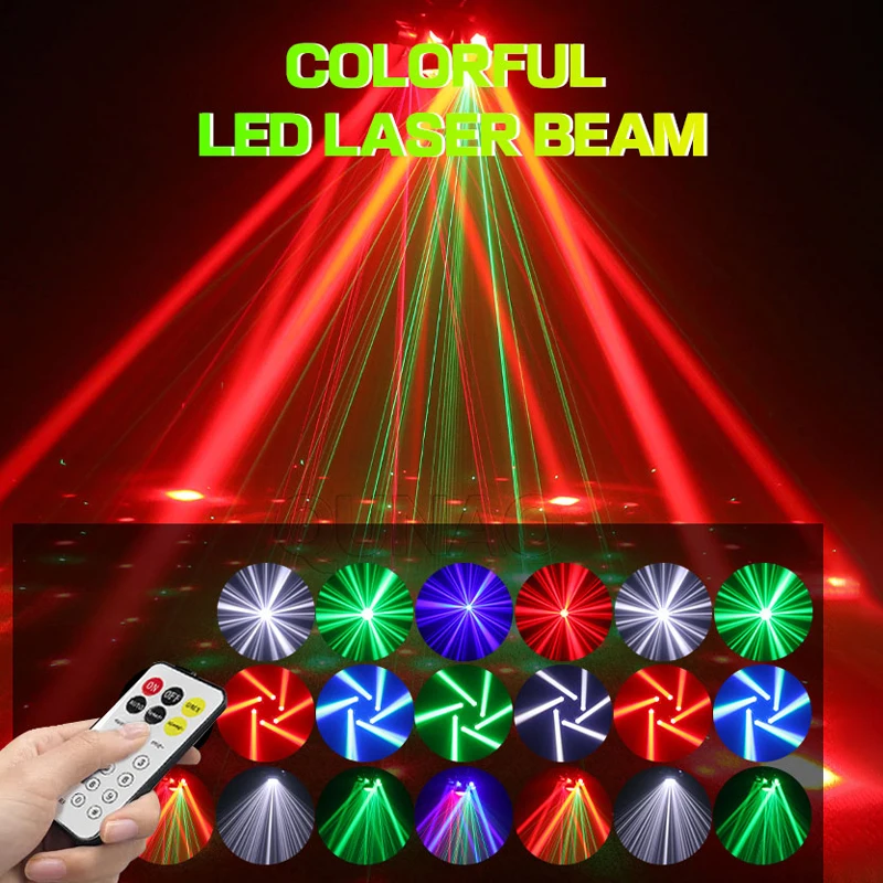 2025 2pcs LED Disco Magic Ball ไฟในร่ม Dj ตกแต่งมัลติฟังก์ชั่น Beam อุปกรณ์