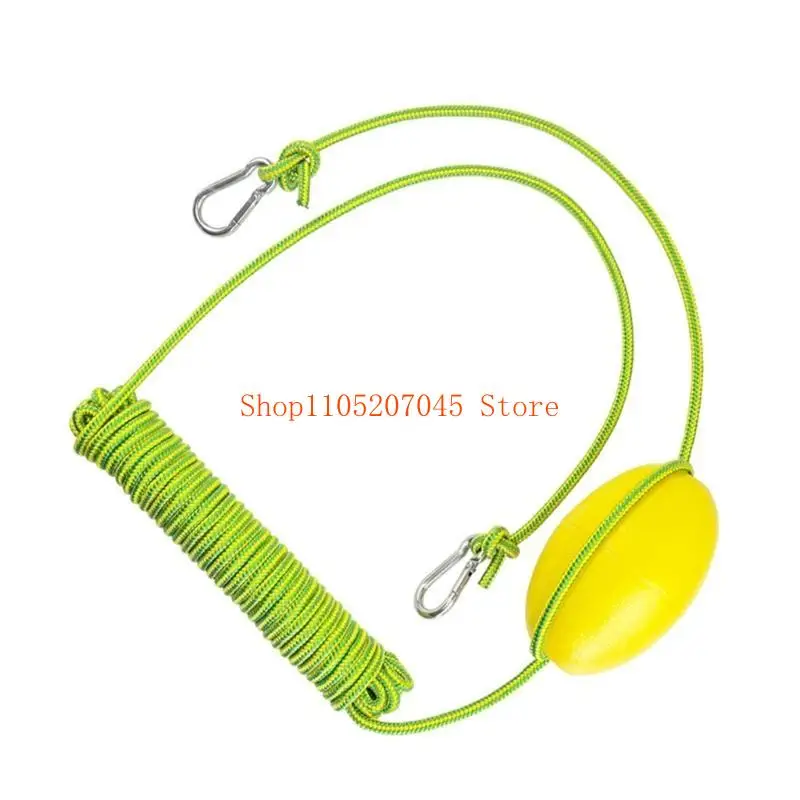 

37cd Kayak Accessory Kayaking Boat Buoy Float Leash Marine Rope Drift Anchors Tow Throw Leash Kayak Throw Line with Hook