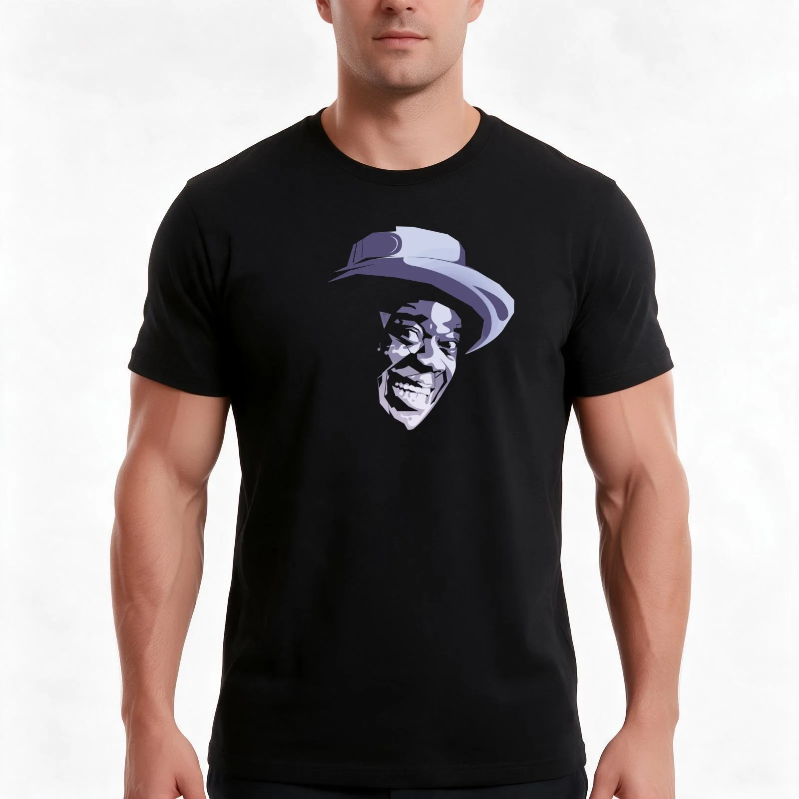 Louis Armstrong T-Shirt Summer Casual Cotton Tee Oversized Streetwear Tops Vintage Graphic Print Loose Fit Short Sleeve