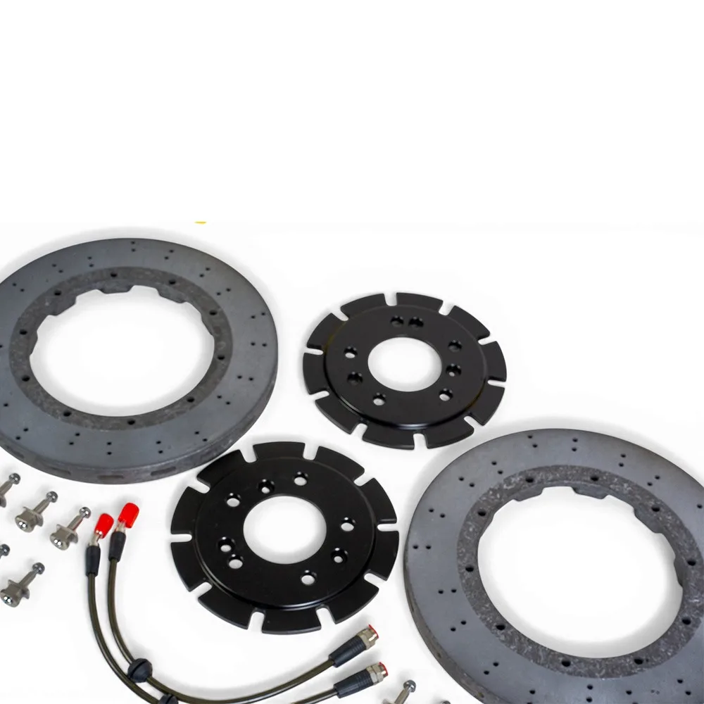 Hochwertiges IC4S2 Carbon-Keramik-Bremsscheiben-Kit vorne 355X28 mit 4-Kolben-Bremssattel passend für BMW X2 (F39) 2018-2023
