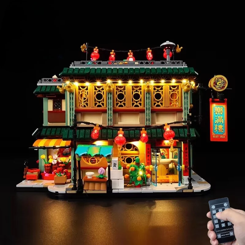 No Model LED Lighting Set Suitable for LEGO Family Reunion Celebration 80113(Excluding Building Blocks)