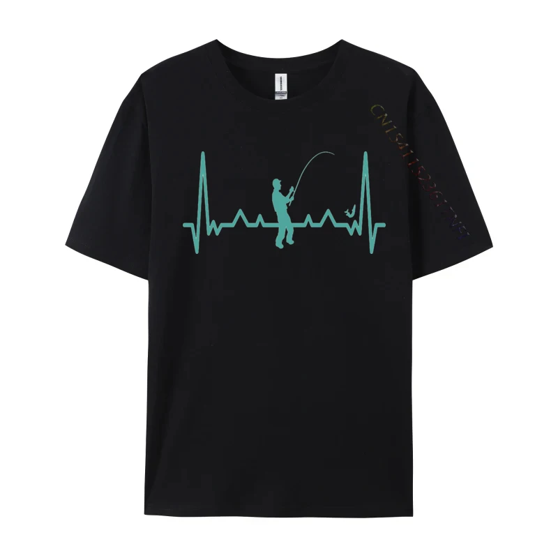 

Fishing Heartbeat T-Shirt Geek Premium Cotton Men Tshirts Tops T Shirt 2024 Hot Sale Top T-shirts Wholesale