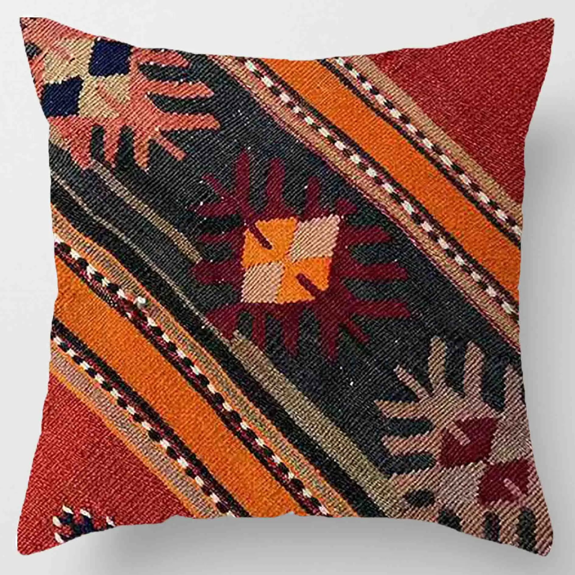 Bohemian pillowcase Home decor Polyester comfortable seat cushion Geometric cushion Family 45* 45cm pillowcase