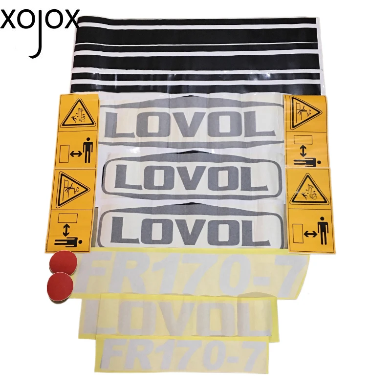 

XOJOX Foton Lovol Fr65/70/80/85/150/210/220-7 Full Car Sticker Excavator Accessories