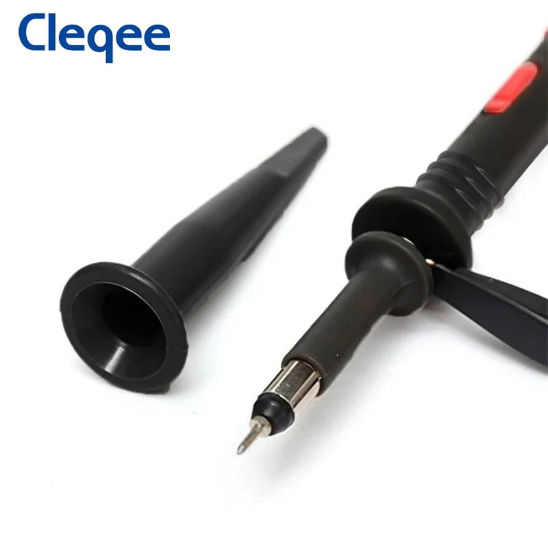 Cleqee P2200 2 Stück 200 MHz Oszilloskop-Tastkopf X1/X10 Sicheres BNC-Messleitungsklemmen-Set 10:1 Son  1420