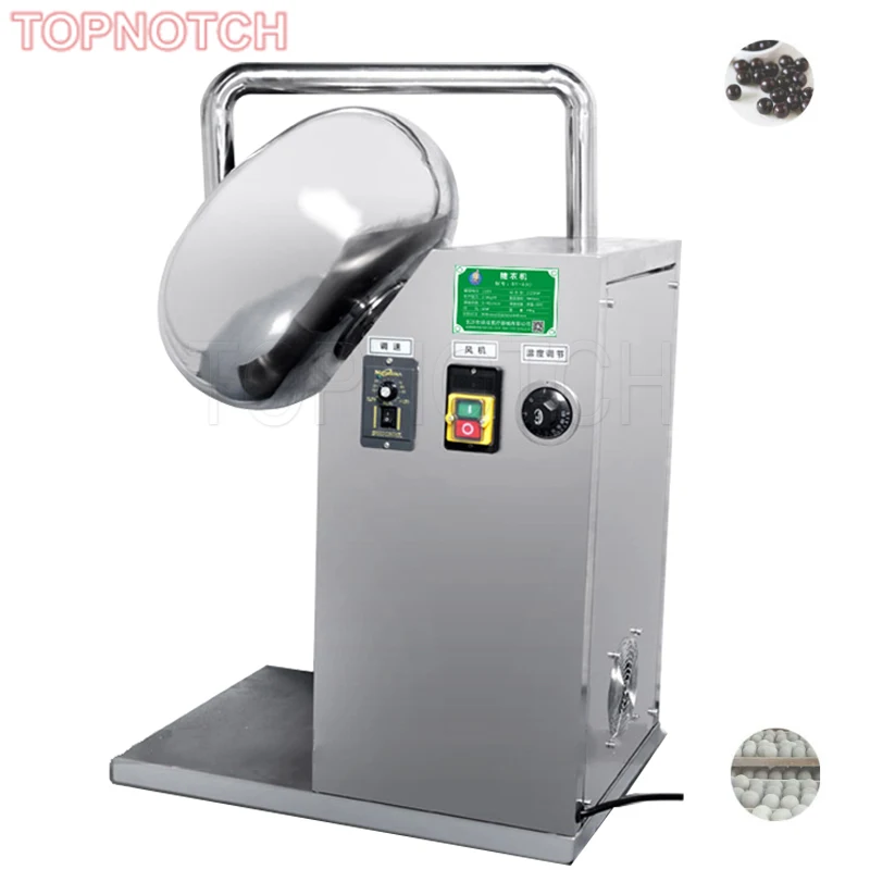 

Stainless Steel Sugar Polishing Machine Candy Coater Machine Automatic Chocolate Nut Coating Machine