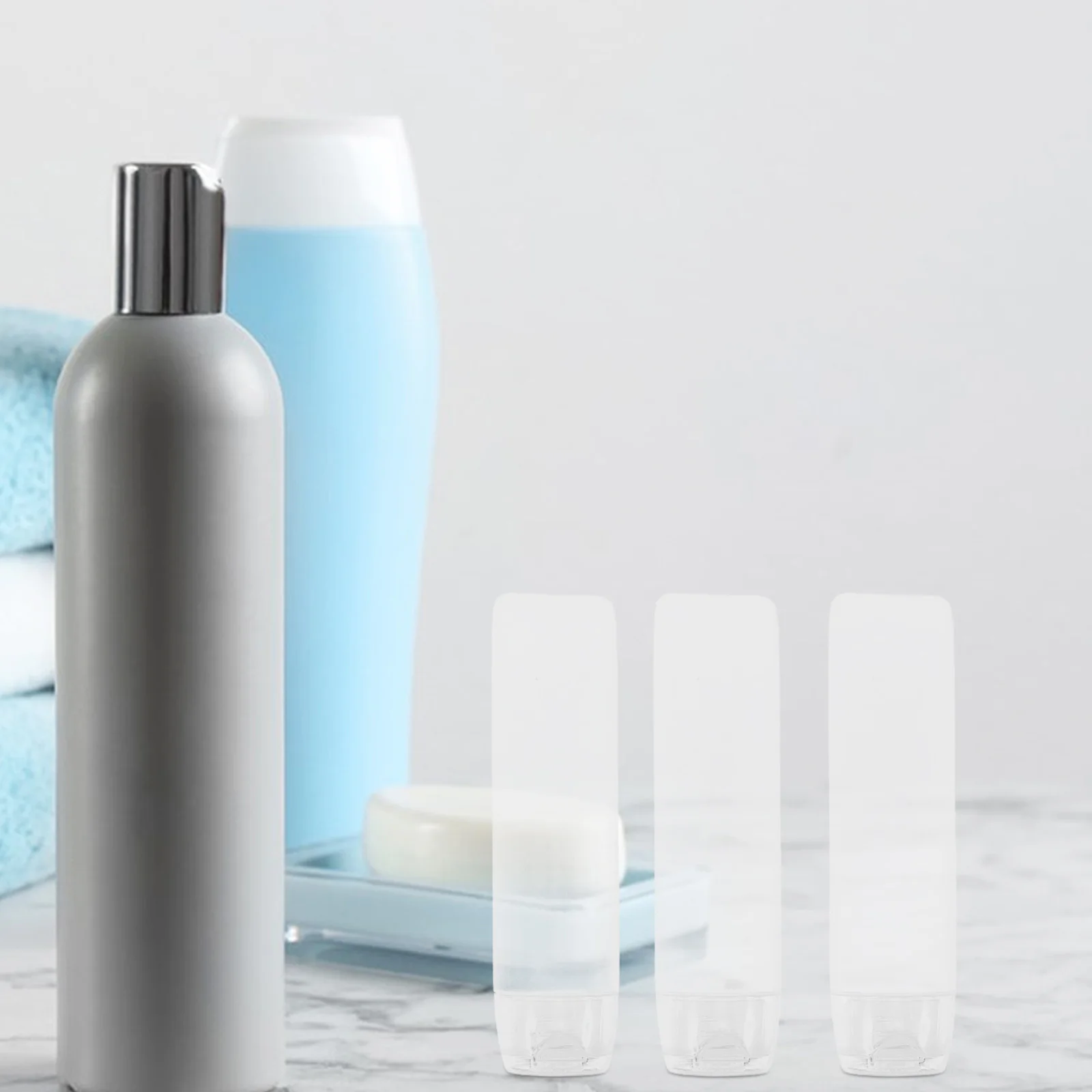 

10Pcs Travel Bottles Mini Squeeze Soft Plastic Leakproof Refillable Containers Empty Lotion Dispensers for Makeup