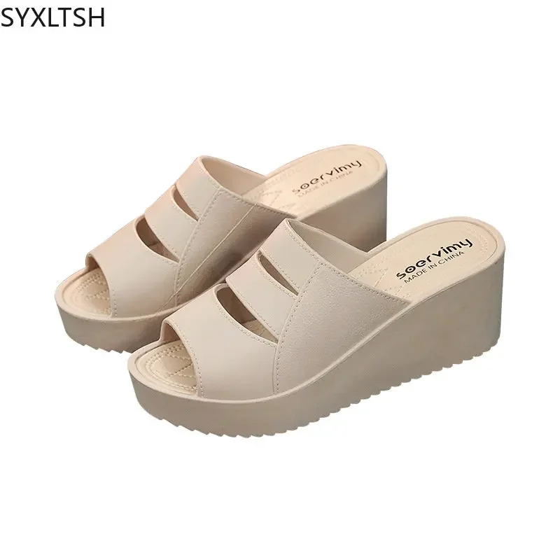 Summer Slippers Women Ladies Shoes Slipers for Women Platforms Shoes Wedges Shoes for Women Beach Slippers домшние тапки женские