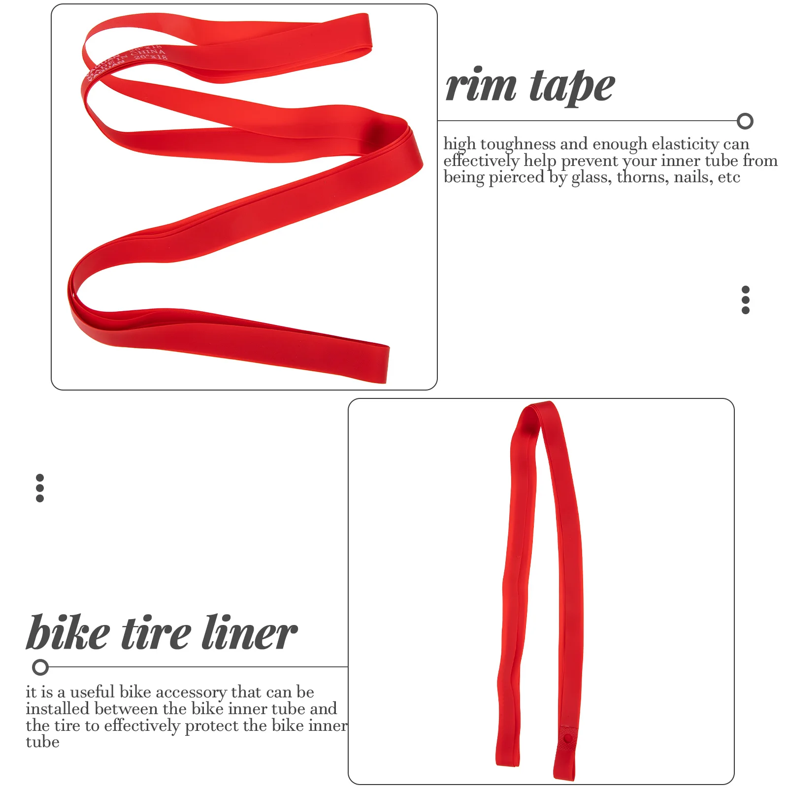 

Road Bike Tire Liner Rim Strip Tape Liners Mountain Pads Bicycle Patches Lining