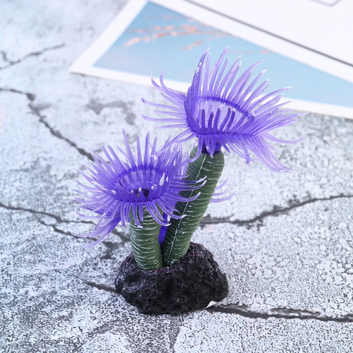 

Fish Tank Artificial Coral Aquarium Decoration Aquariums Decorations Plant Décor Purple