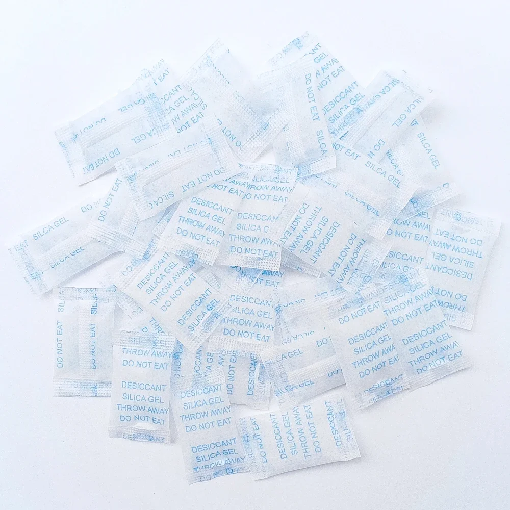 

0.5g Silica Gel Sachets Desiccant Damp Kitchen Room Living Moisture Dehumidifier Accessories Absorber Bag Non-Toxic 10-100 Pack