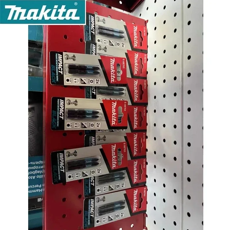 MAKITA E-08763 Impact Screwdriver Bits PH2 Length 50mm 1/4" 2Pieces Magnetic Phillips Screwdriver Head Drill Bit